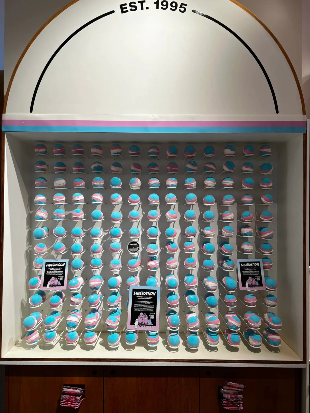 Lush Liberation bath bombs