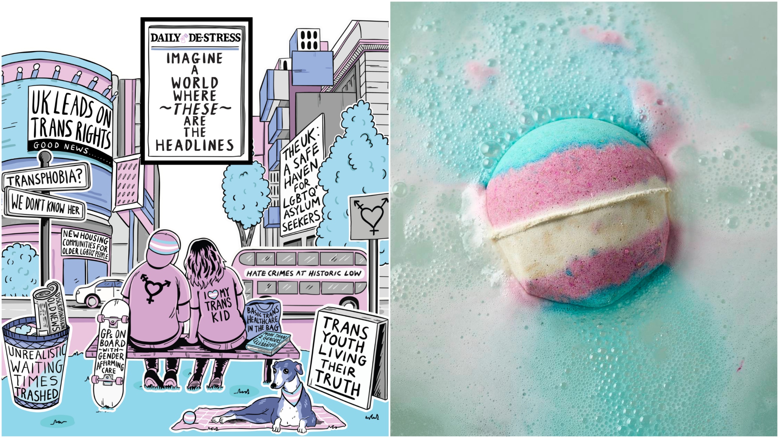 Lush loudly says 'trans rights' in bold new campaign following Supreme Court ruling