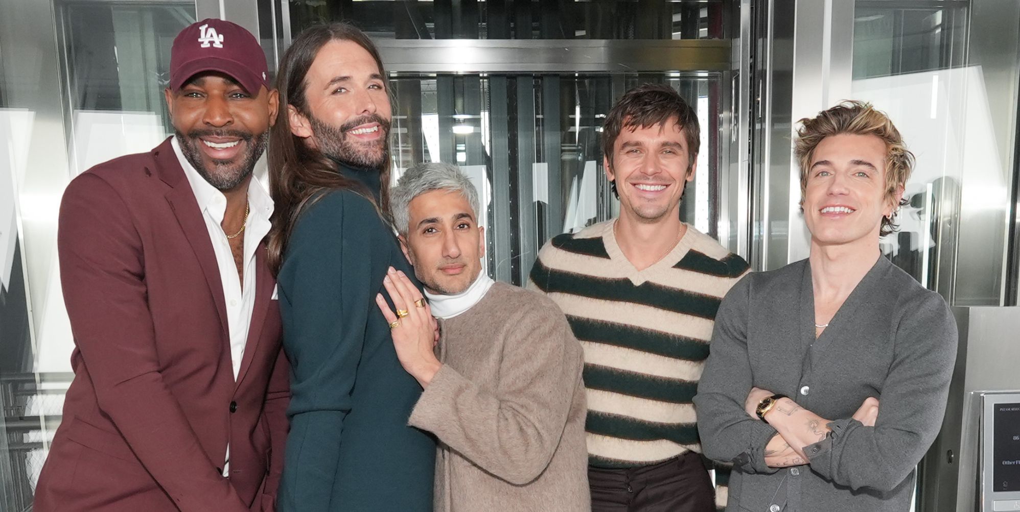 Karamo Brown, Jonathan Van Ness, Tan France, Antoni Porowski, and Jeremiah Brent attend as the Cast of 