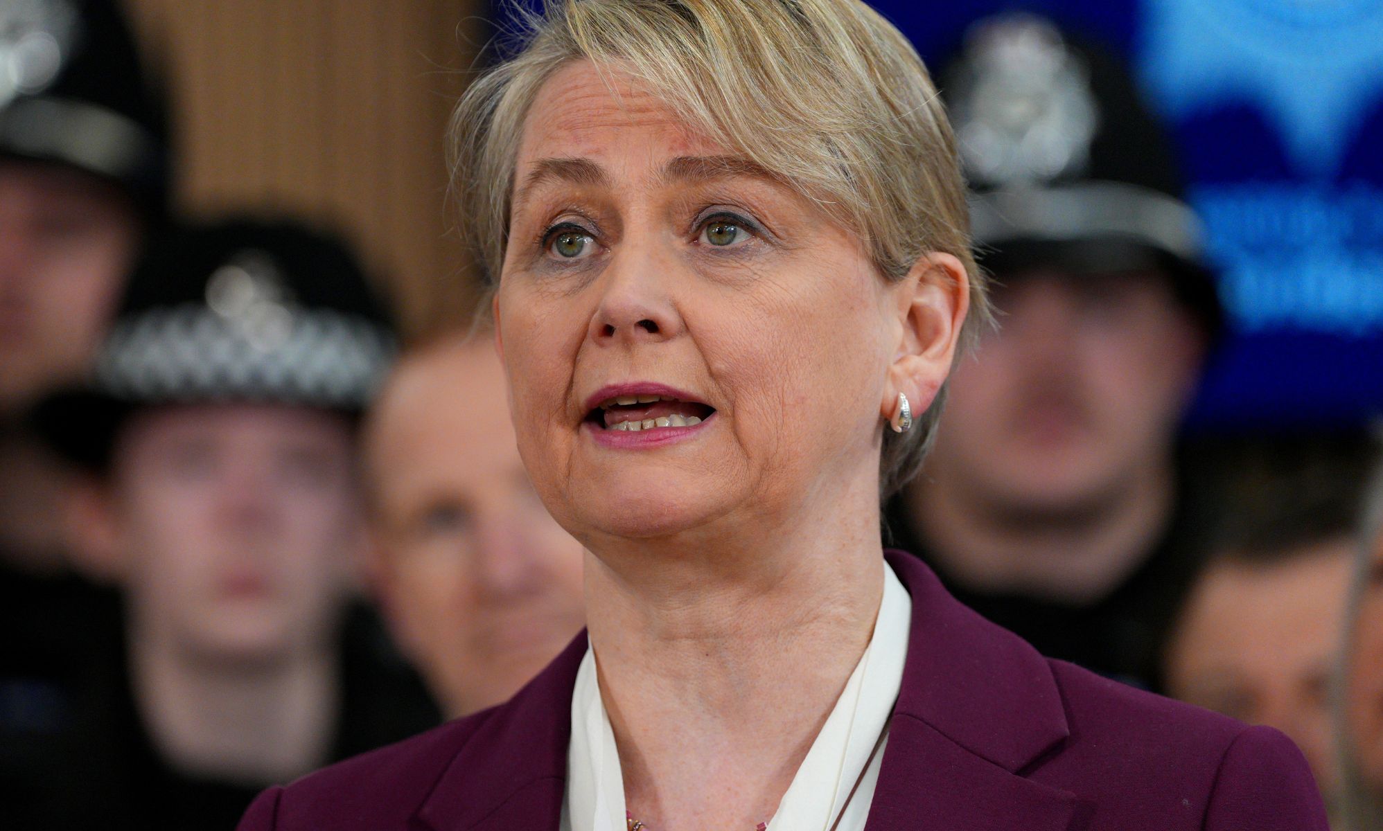 Home secretary calls trans rights messages left on London statues 'disgraceful'