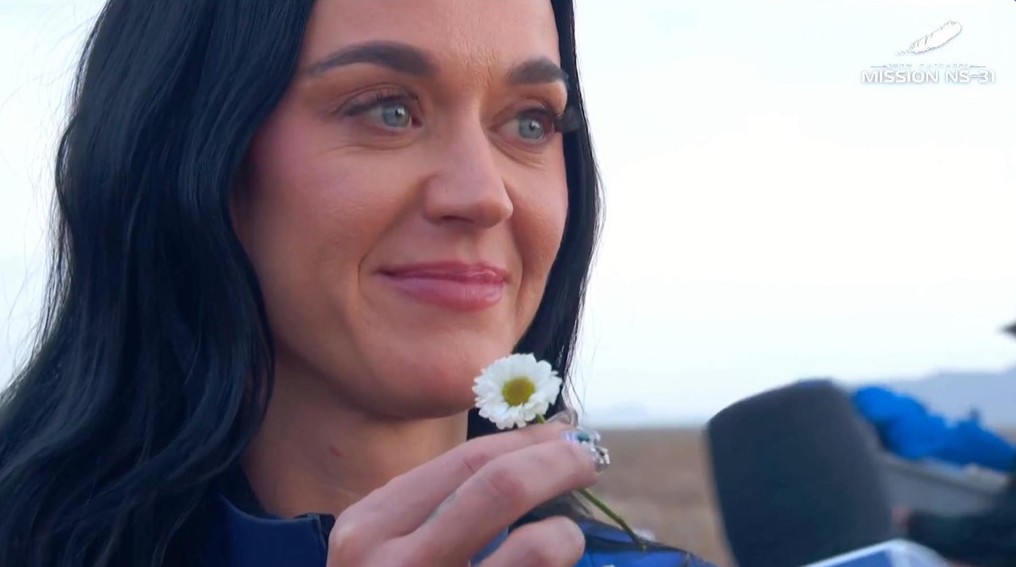 Katy Perry safely returns from space as it's revealed what she sang in orbit