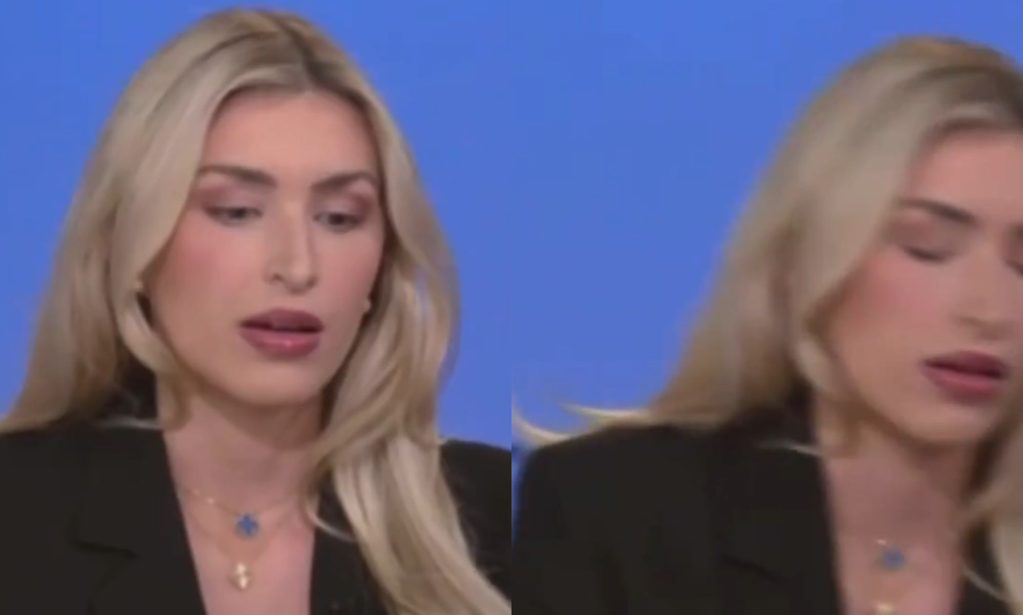 MAGA influencer faints live on Fox News moments after saying Kamala Harris was for 'they/them'