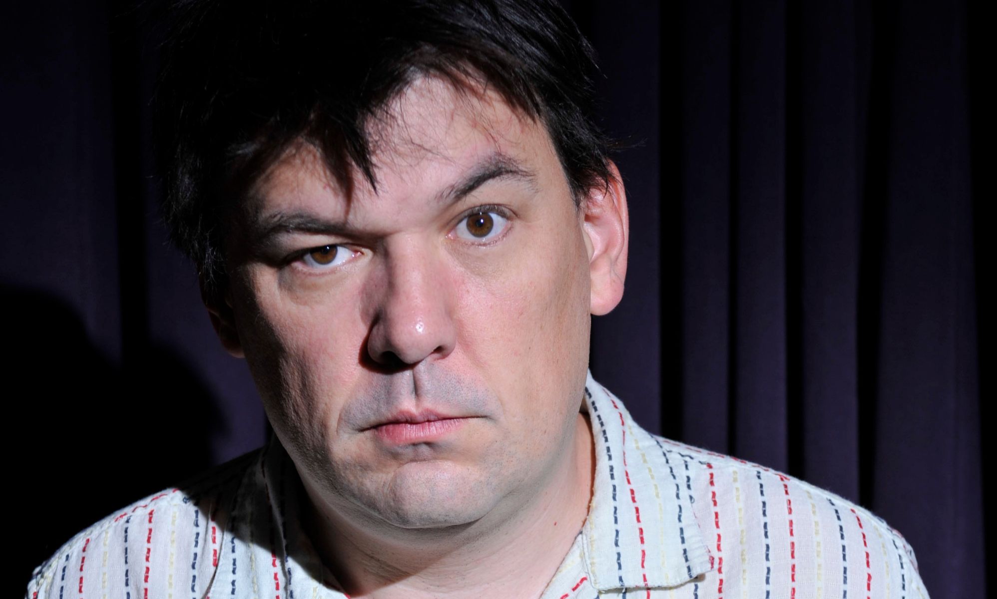 A portrait image of Graham Linehan in 2012.