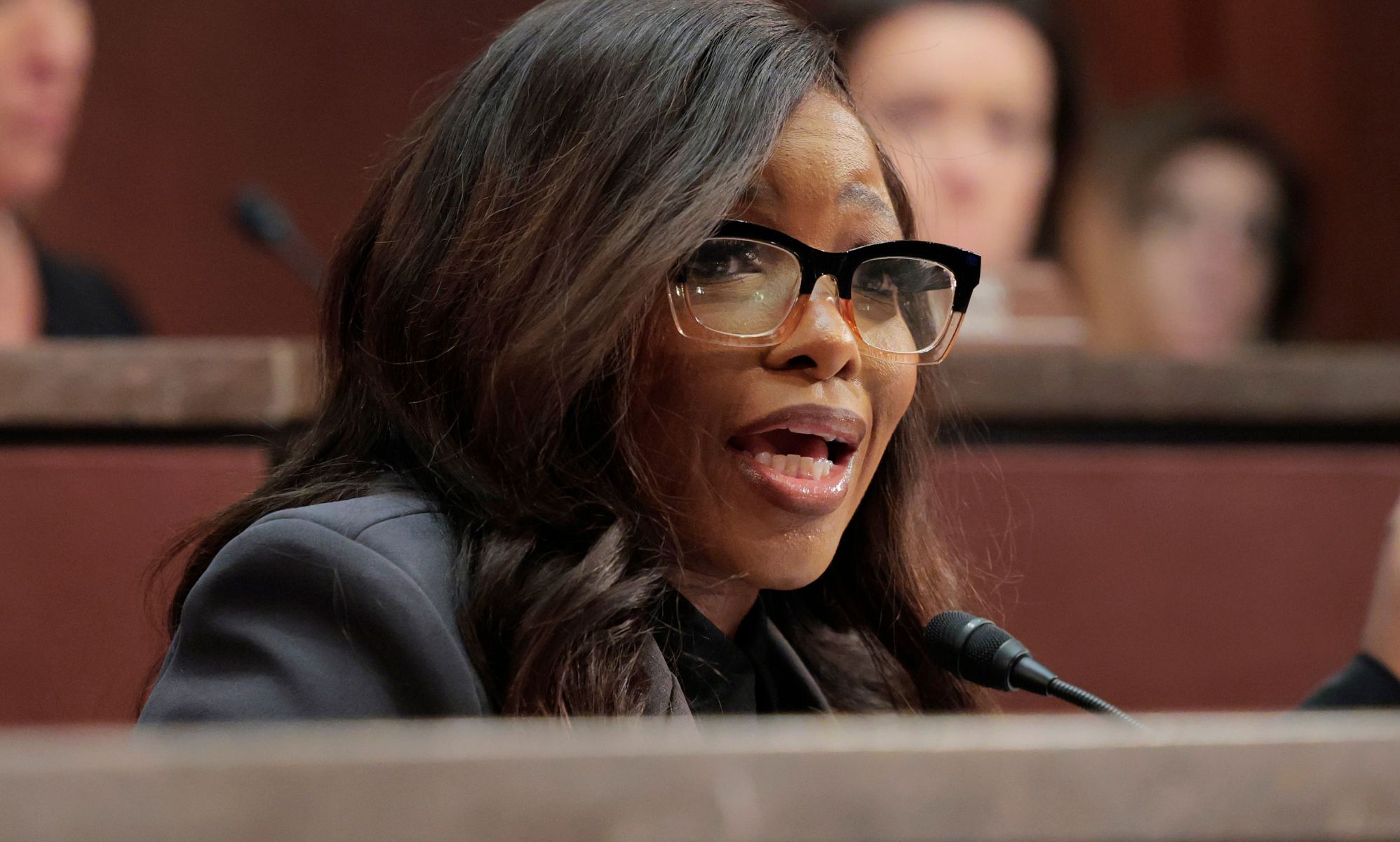 Rep. Jasmine Crockett roasts Republicans with 'Trump or trans' game during DOGE hearing