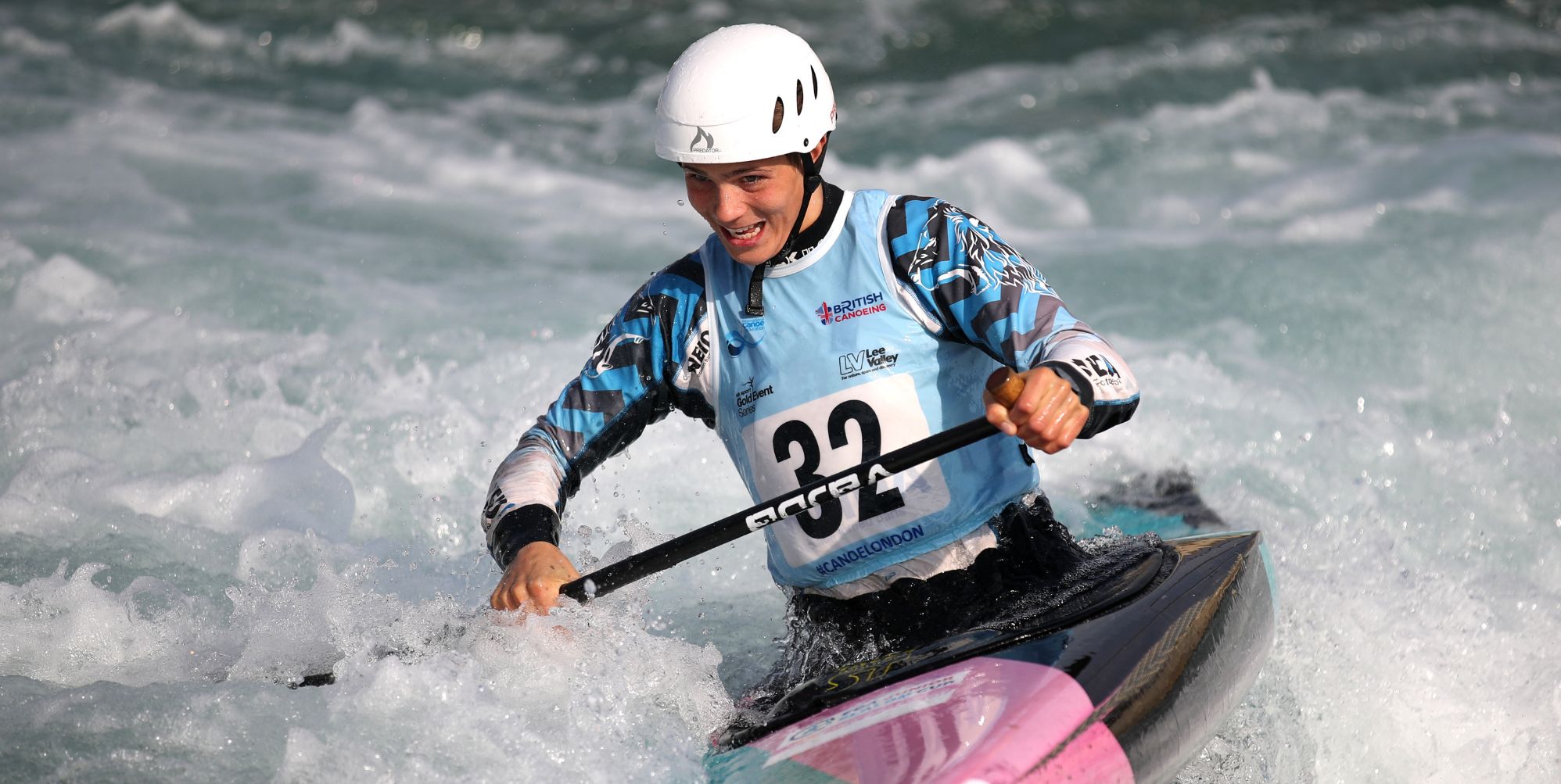 Kurts Adams Rozentals competes in the Men