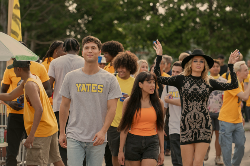 Fans hail Benito Skinner’s gay college series Overcompensating as the ‘show of the year’