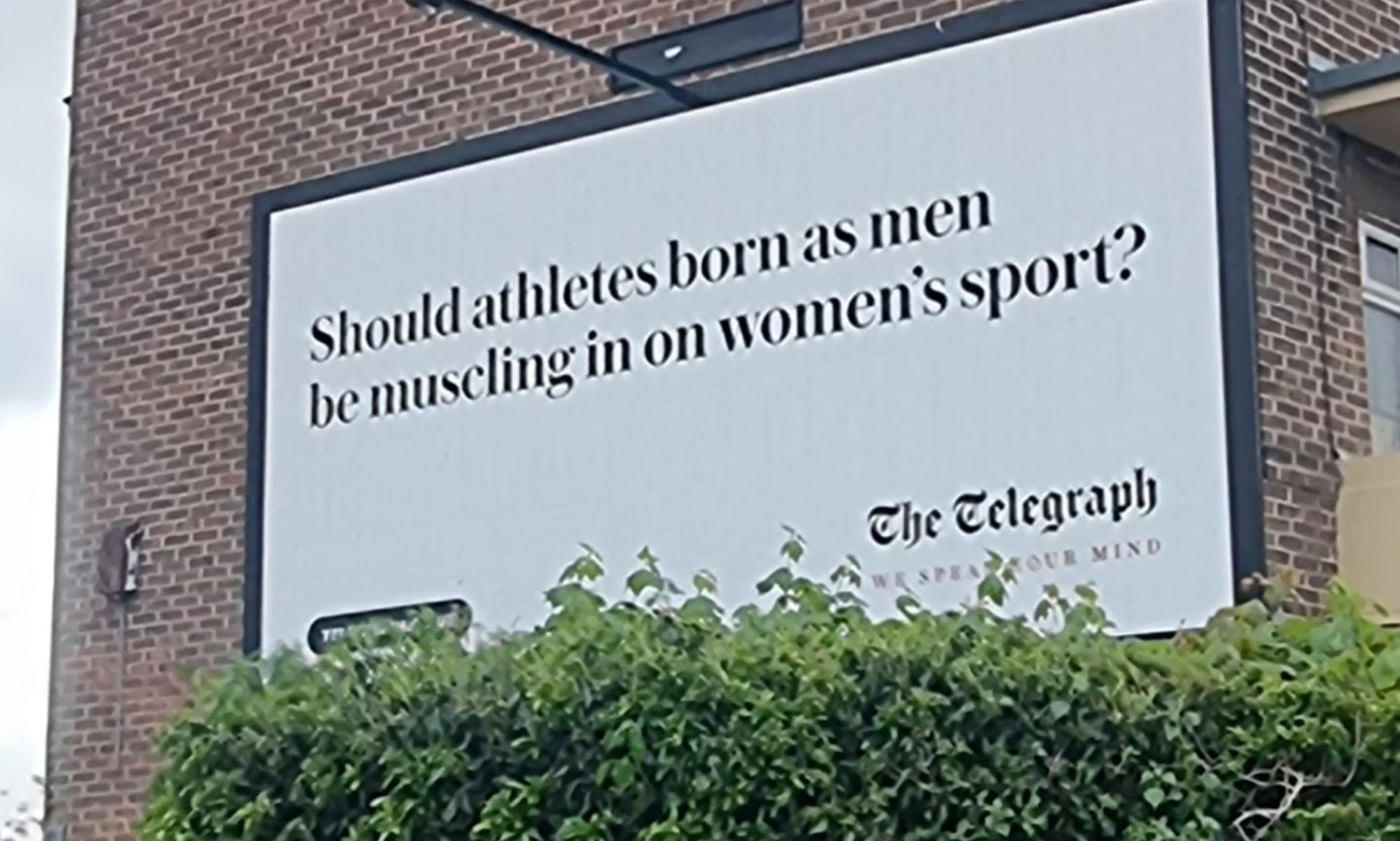 The Telegraph faces complaints over 'anti-trans' billboard: 'It stirs fear and resentment'