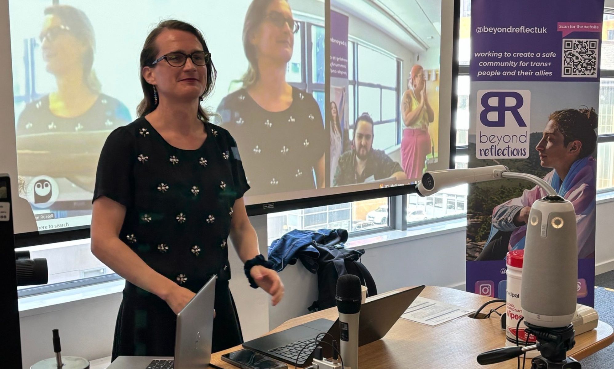 Feminist Gender Equality Network (FGEN) founder and historian, Dr Chris(tyn) Parkes. 