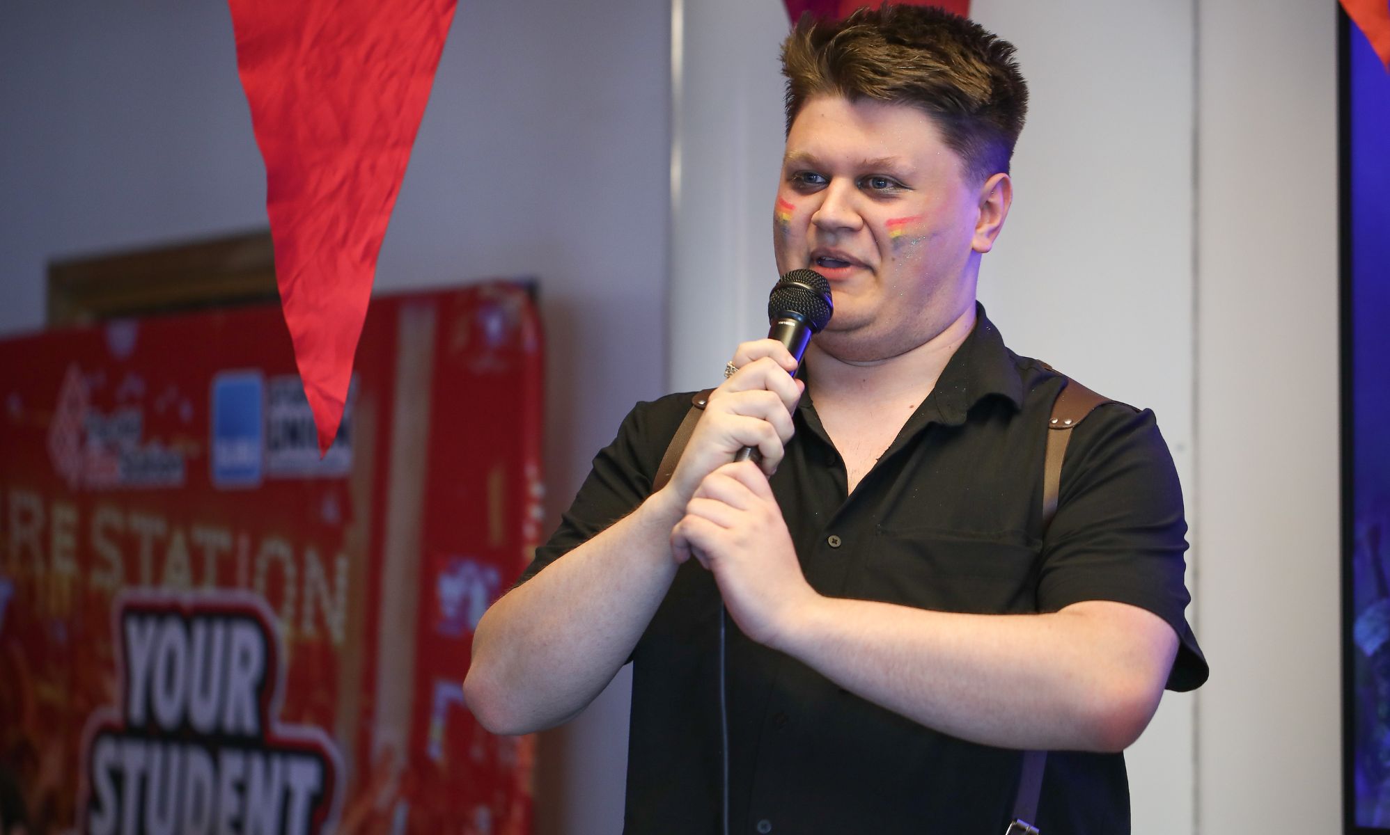 SUBU LGBTQ+ Officer Rhys Smith.