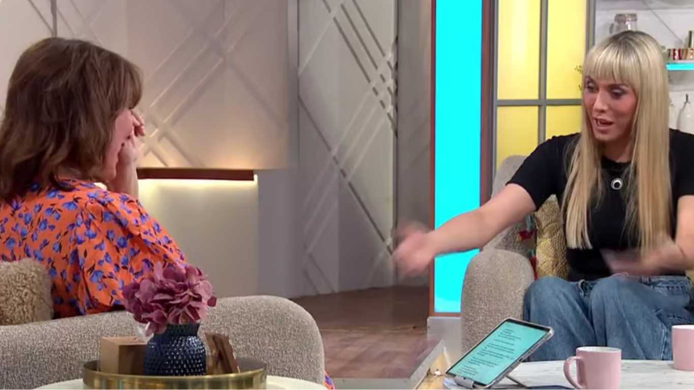 Lorraine Kelly moved to tears by What It Feels Like for a Girl writer Paris Lees