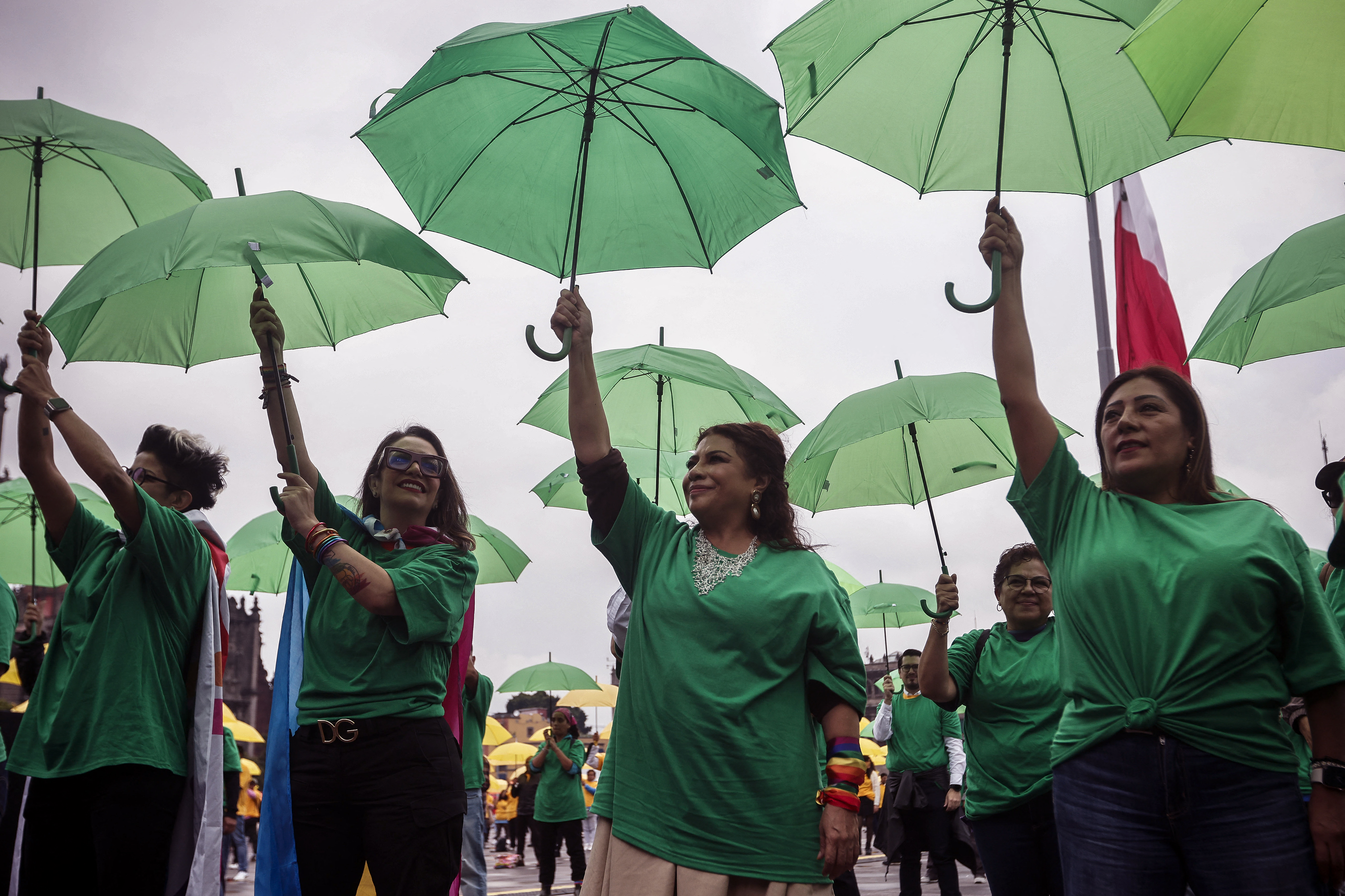 People take part in the formation of the world