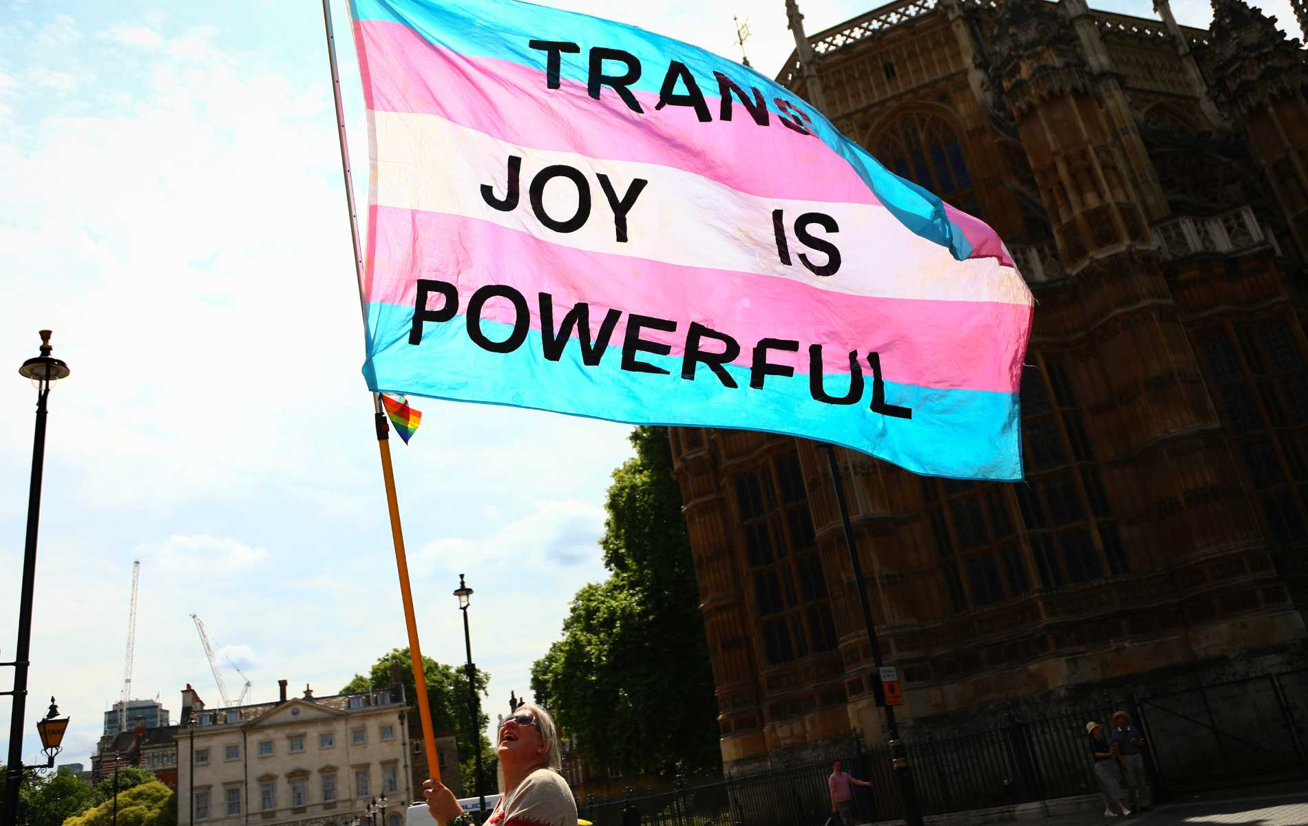 Hundreds of people turn up to lobby MPs about trans rights: 'This is only the beginning'