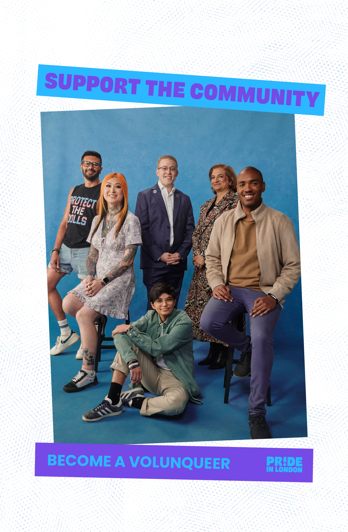 The cast of Pride in London