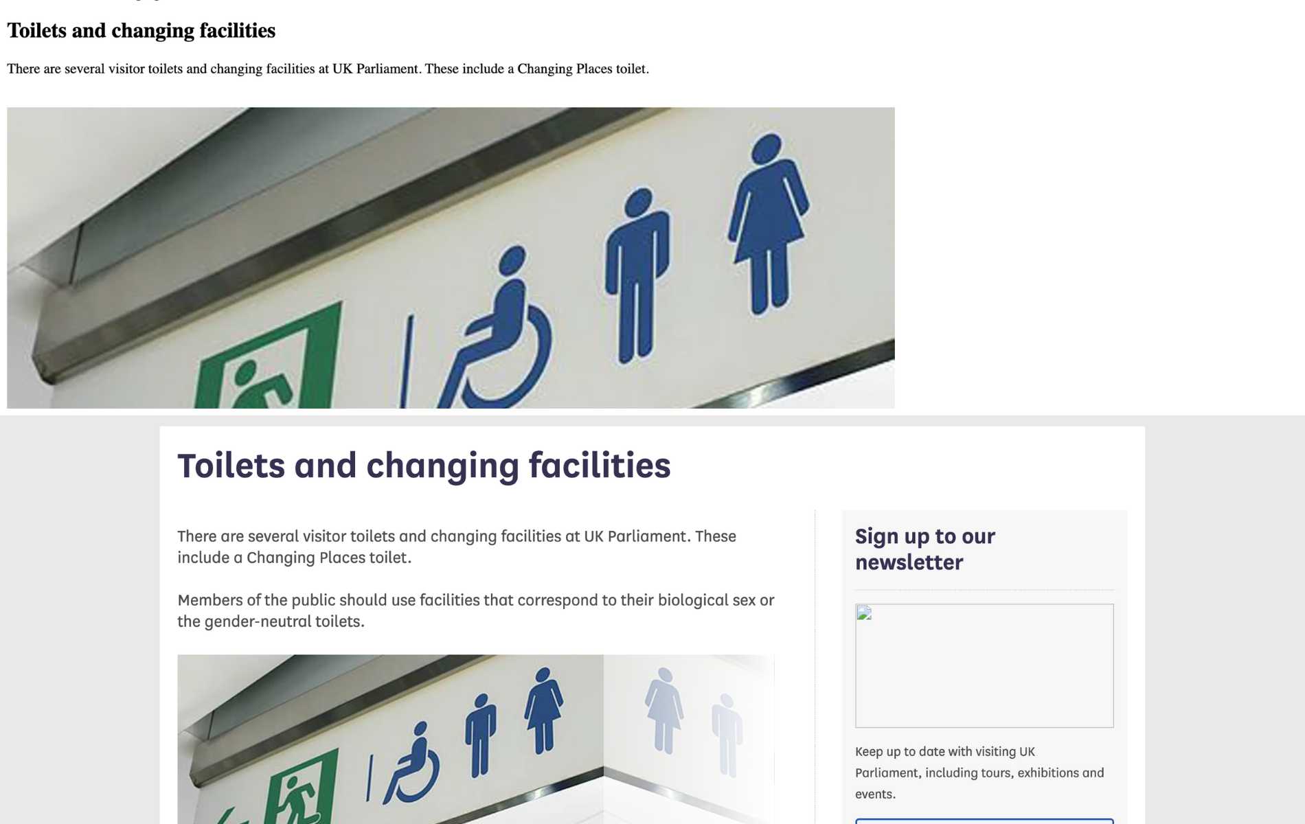 UK parliament announces trans toilet ban at Westminster