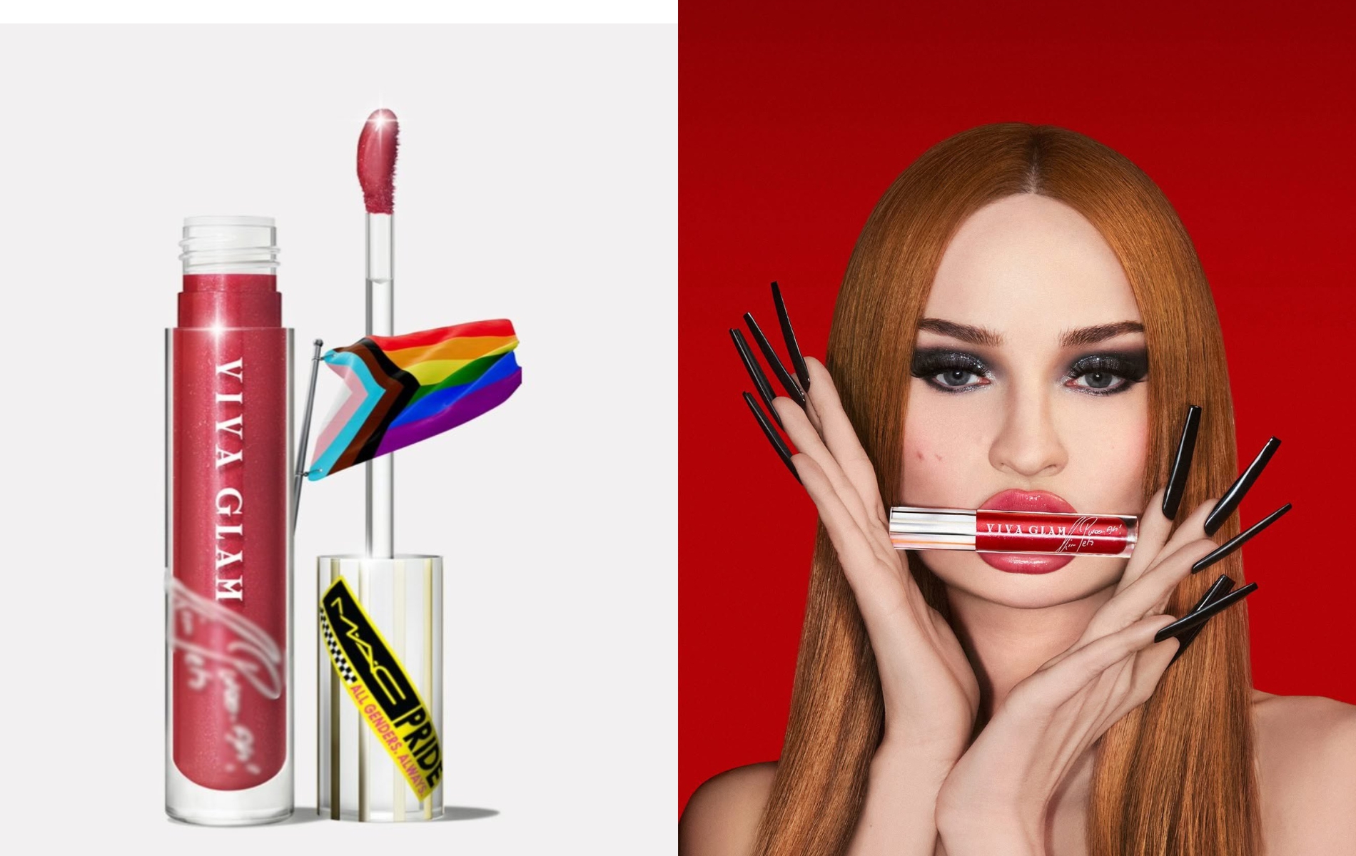 MAC Cosmetics teams up with trans trailblazer Kim Petras to launch Pride Month Viva Glam lip gloss