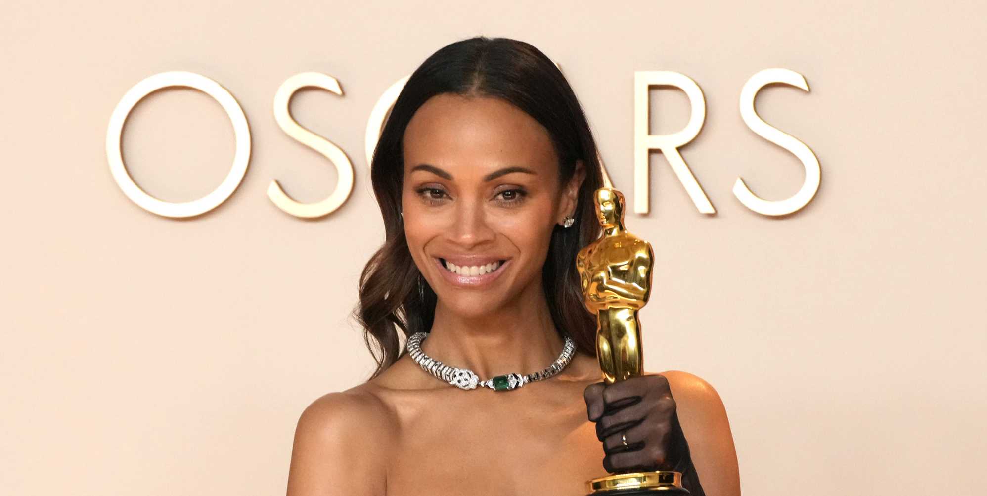 Zoe Saldaña says that her Emilia Pérez Oscar identifies as 'trans' and 'gender-fluid'