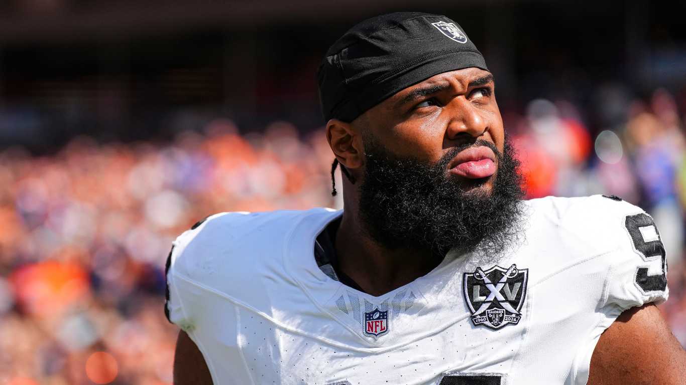 NFL star Christian Wilkins reportedly released by Las Vegas Raiders after kissing teammate
