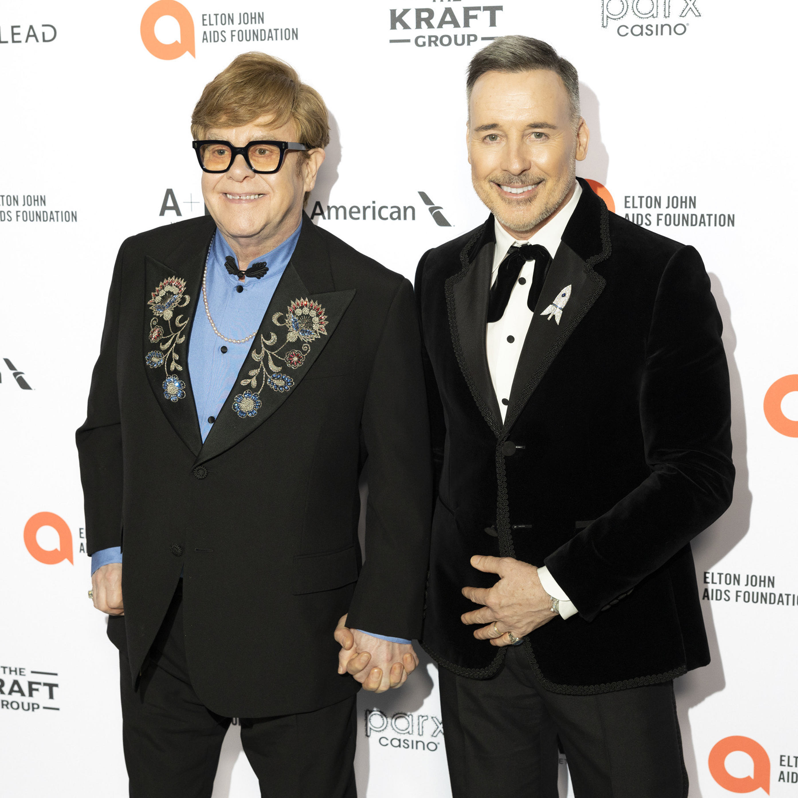 Sir Elton John and David Furnish, patrons of Queer Britain. 