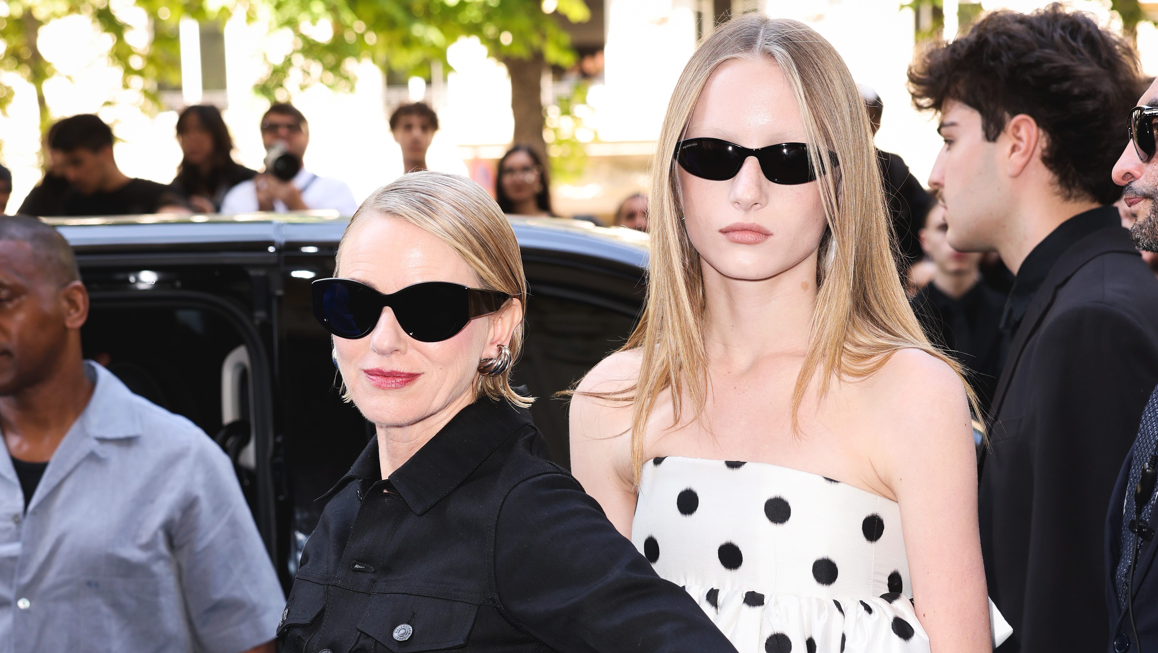 Naomi Watts attends Balenciaga's Paris Fashion Week show with trans daughter Kai