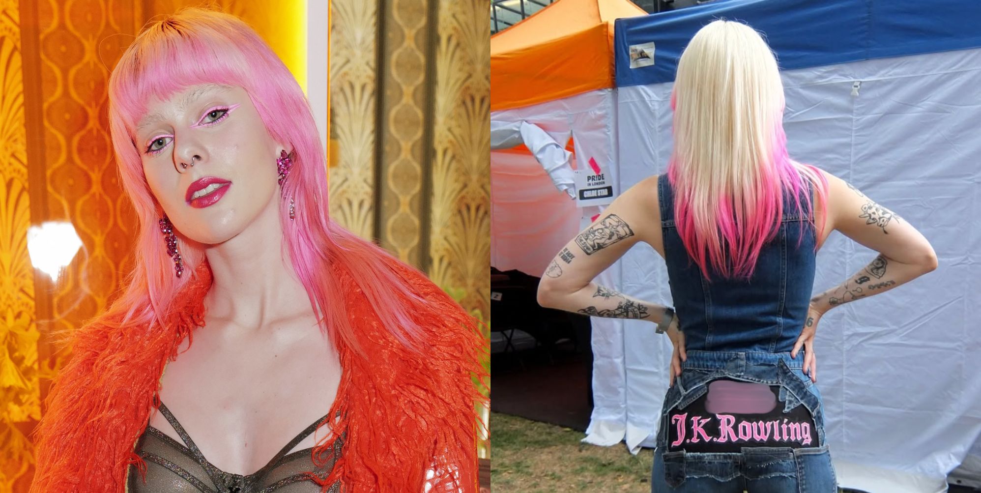 Queer singer Girli wears iconic anti JK Rowling outfit for Pride in London performance