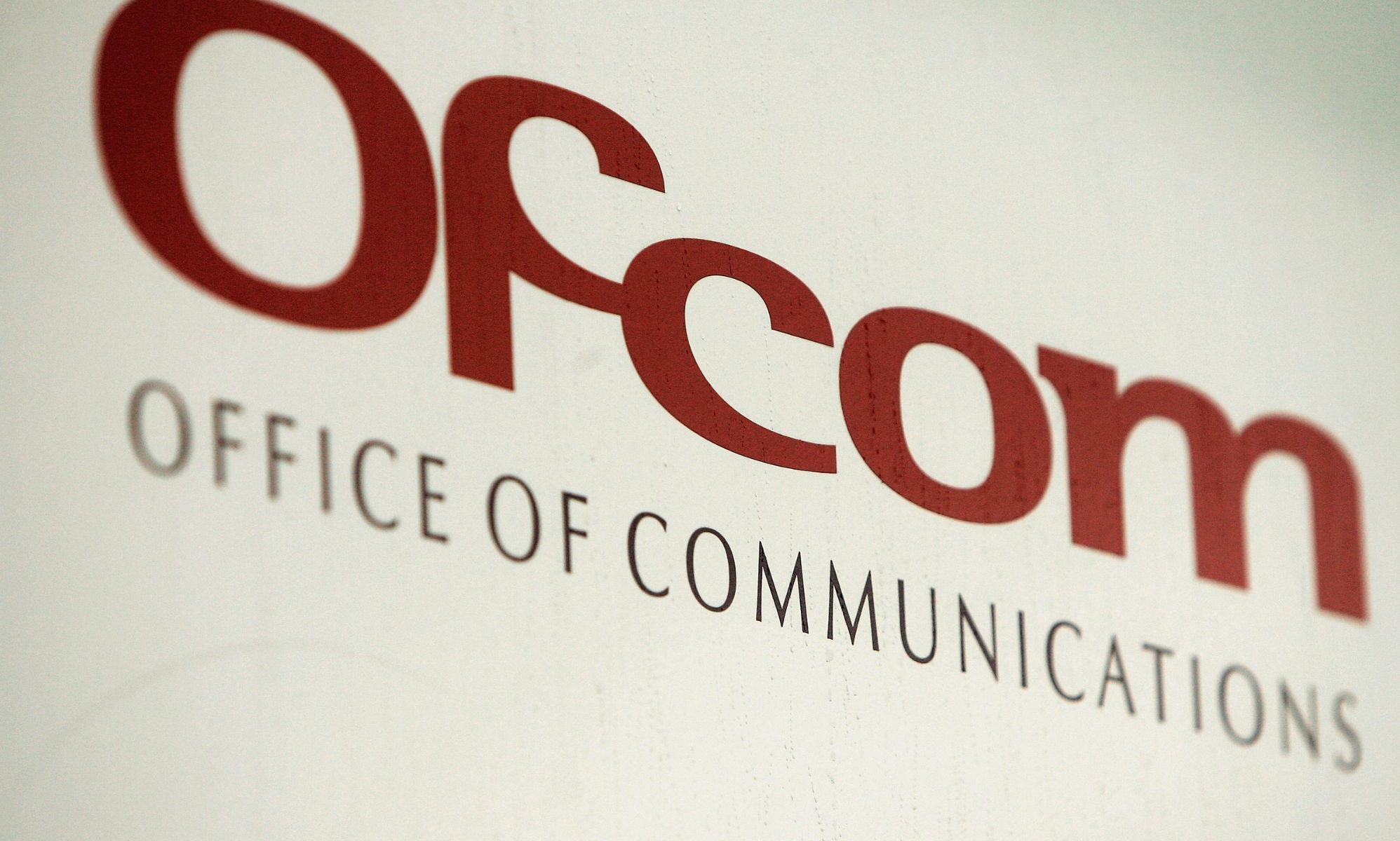 A sign for Ofcom.