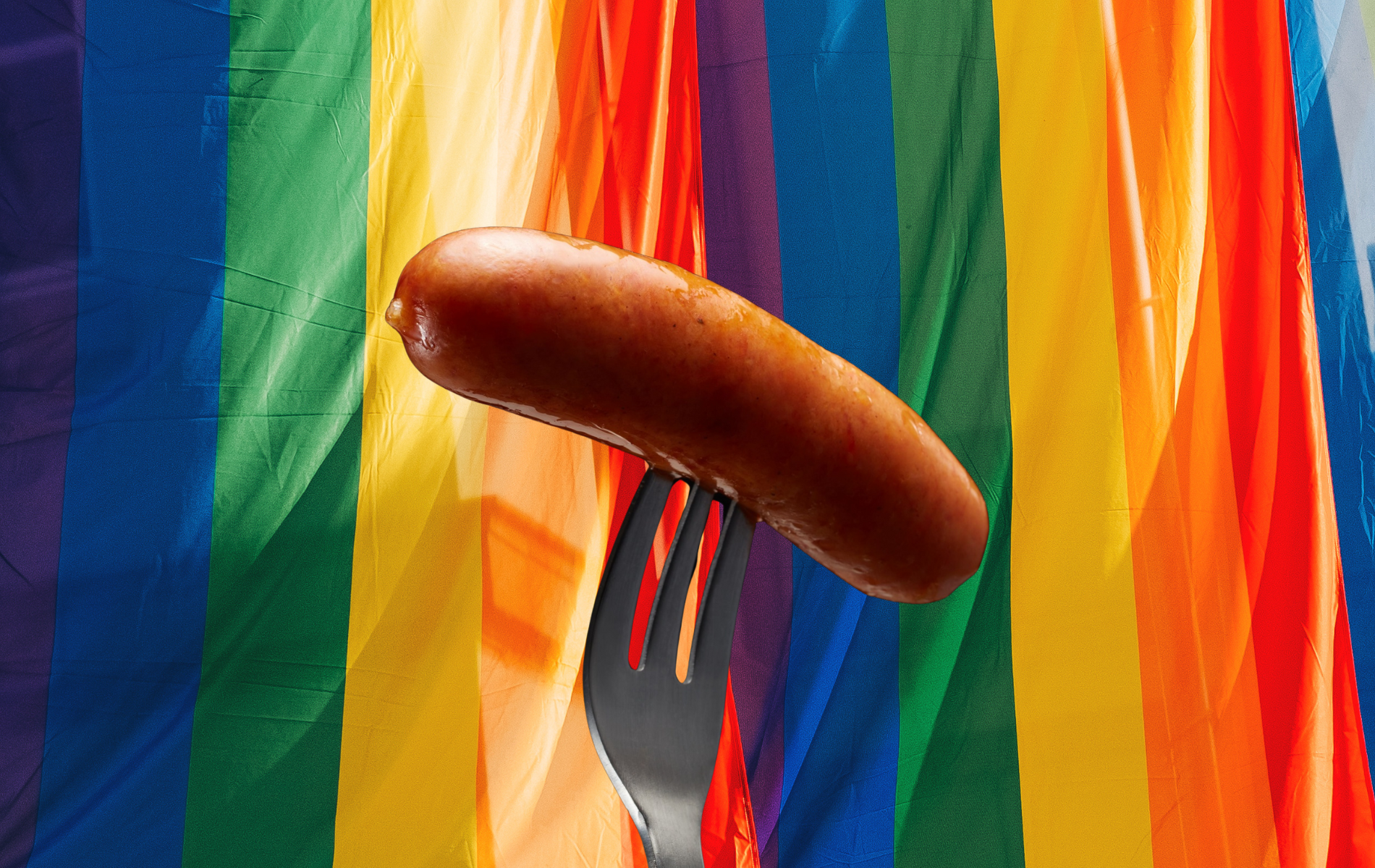 'Hand cranked and twisted' LGBT Pride sausage divides the internet – with hilarious results
