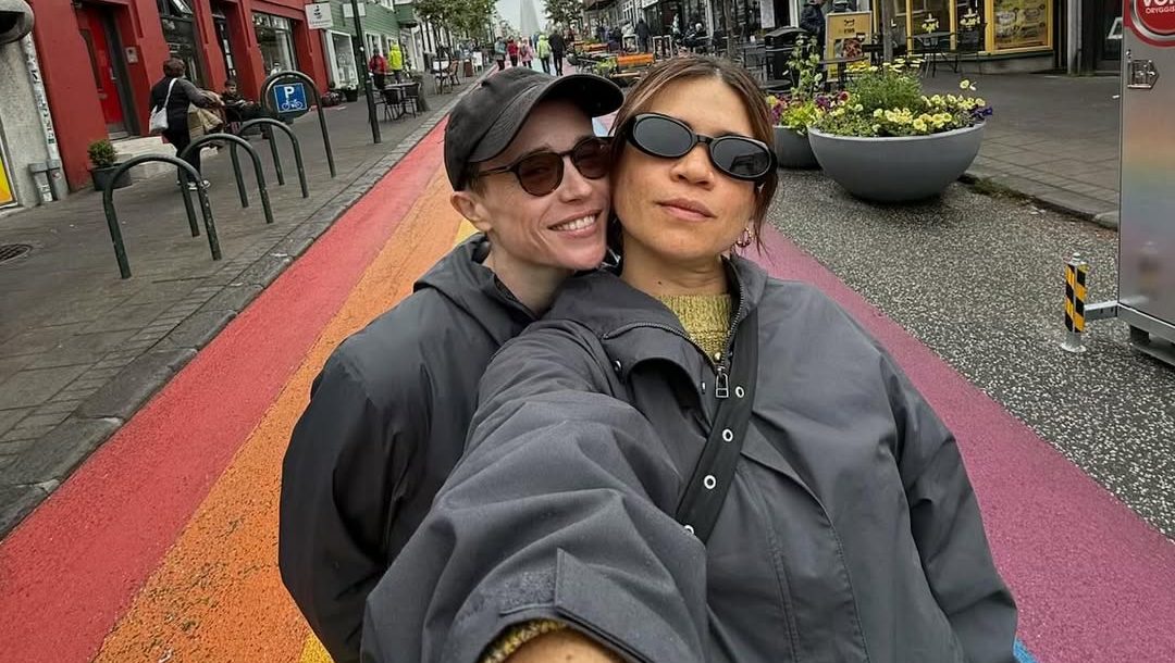 Elliot Page and Julia Shiplett