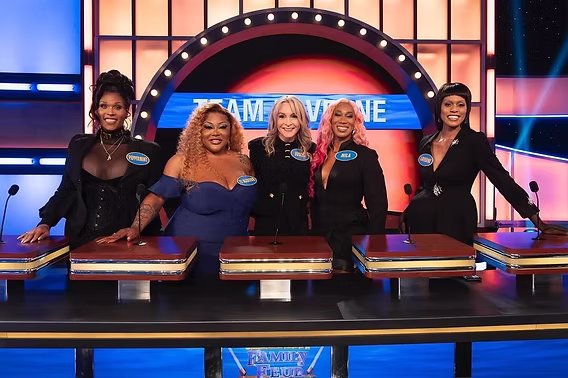 Celebrity Family Feud makes TV history with first all-trans team, including TS Madison and Laverne Cox