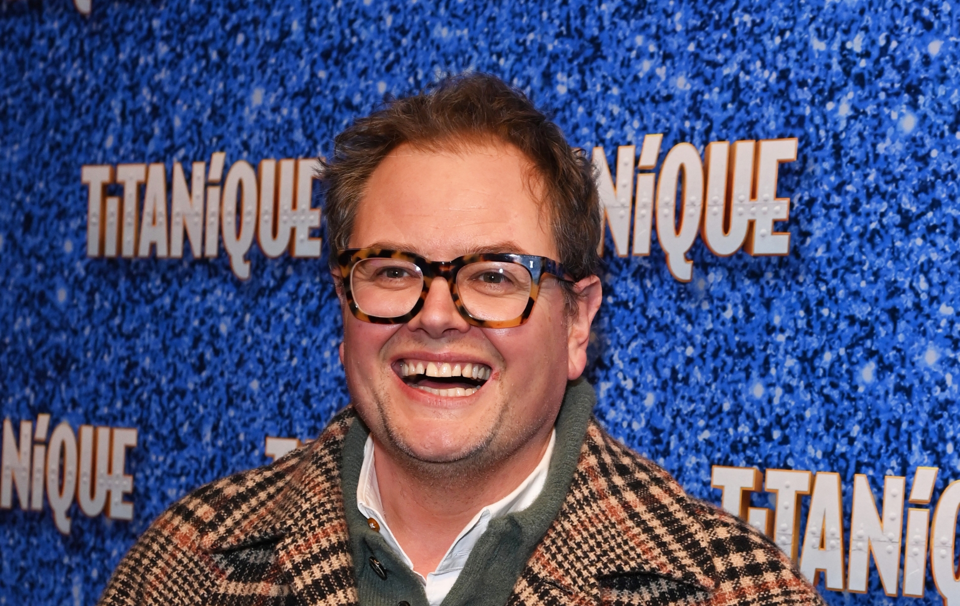 Carr attends the press night performance of &quot;Titanique&quot; at The Criterion Theatre He