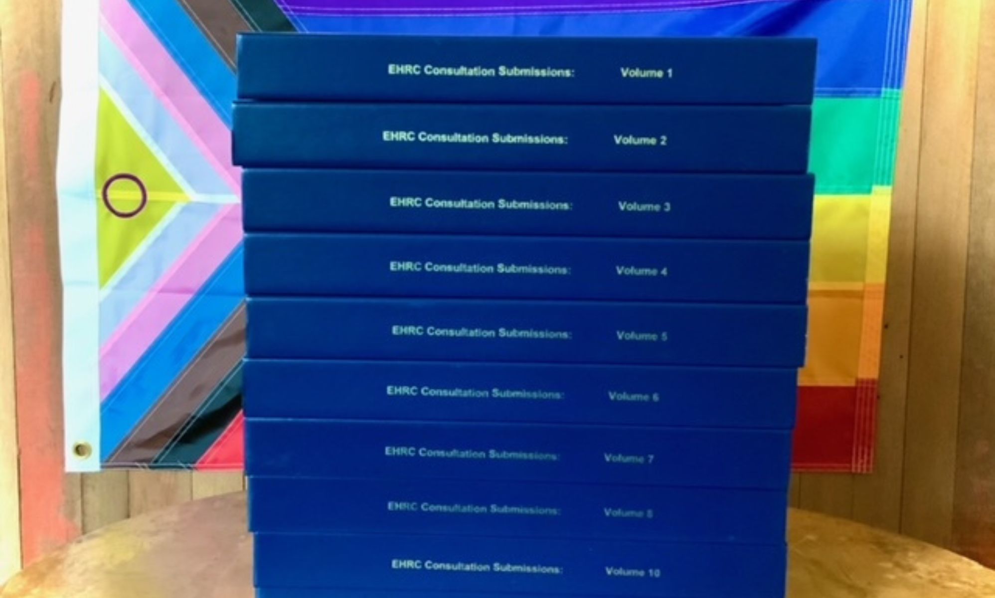 Trans group delivers thousands of EHRC consultation pages directly to the equality minister's door