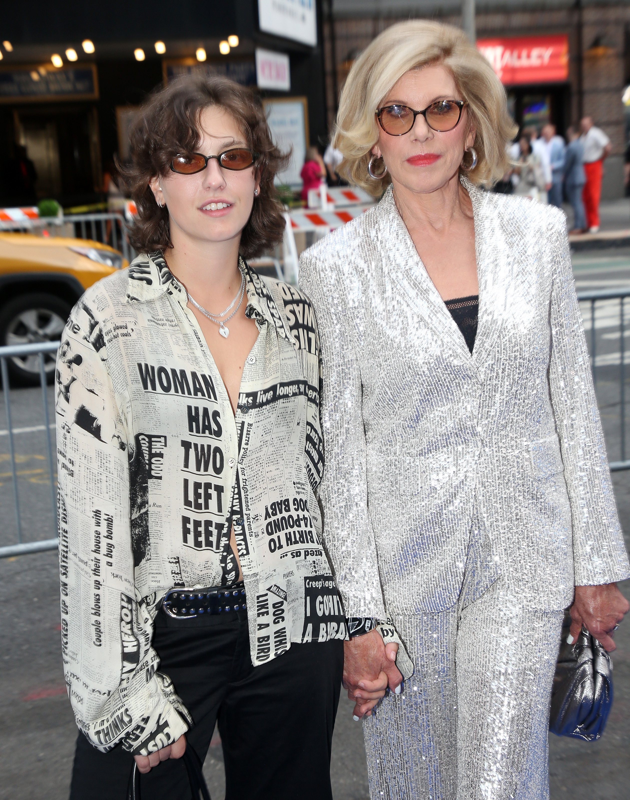 King Princess and Christine Baranski held hands at the  re-opening night of 