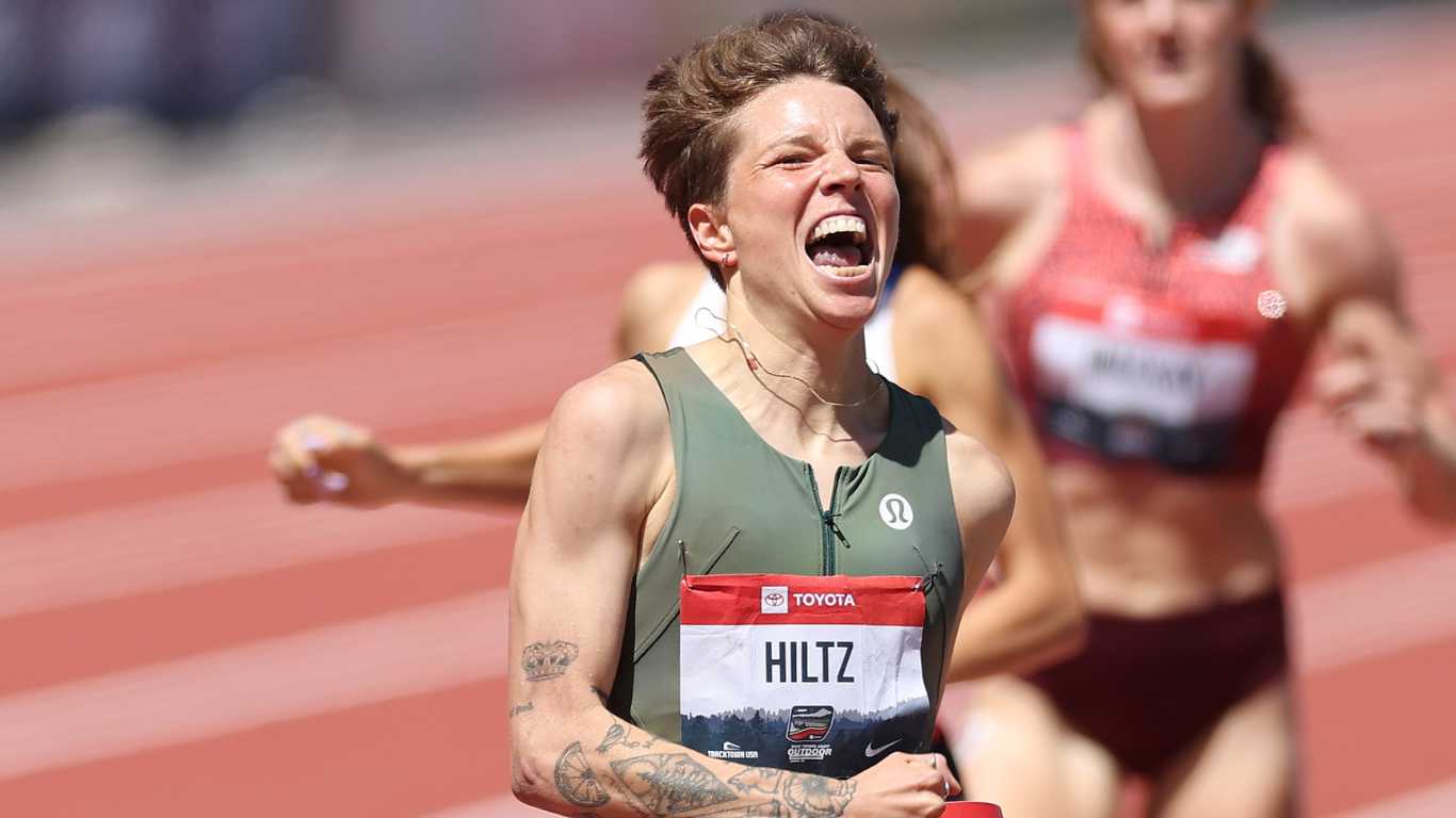 Trans non-binary runner Nikki Hiltz wins sixth consecutive national title