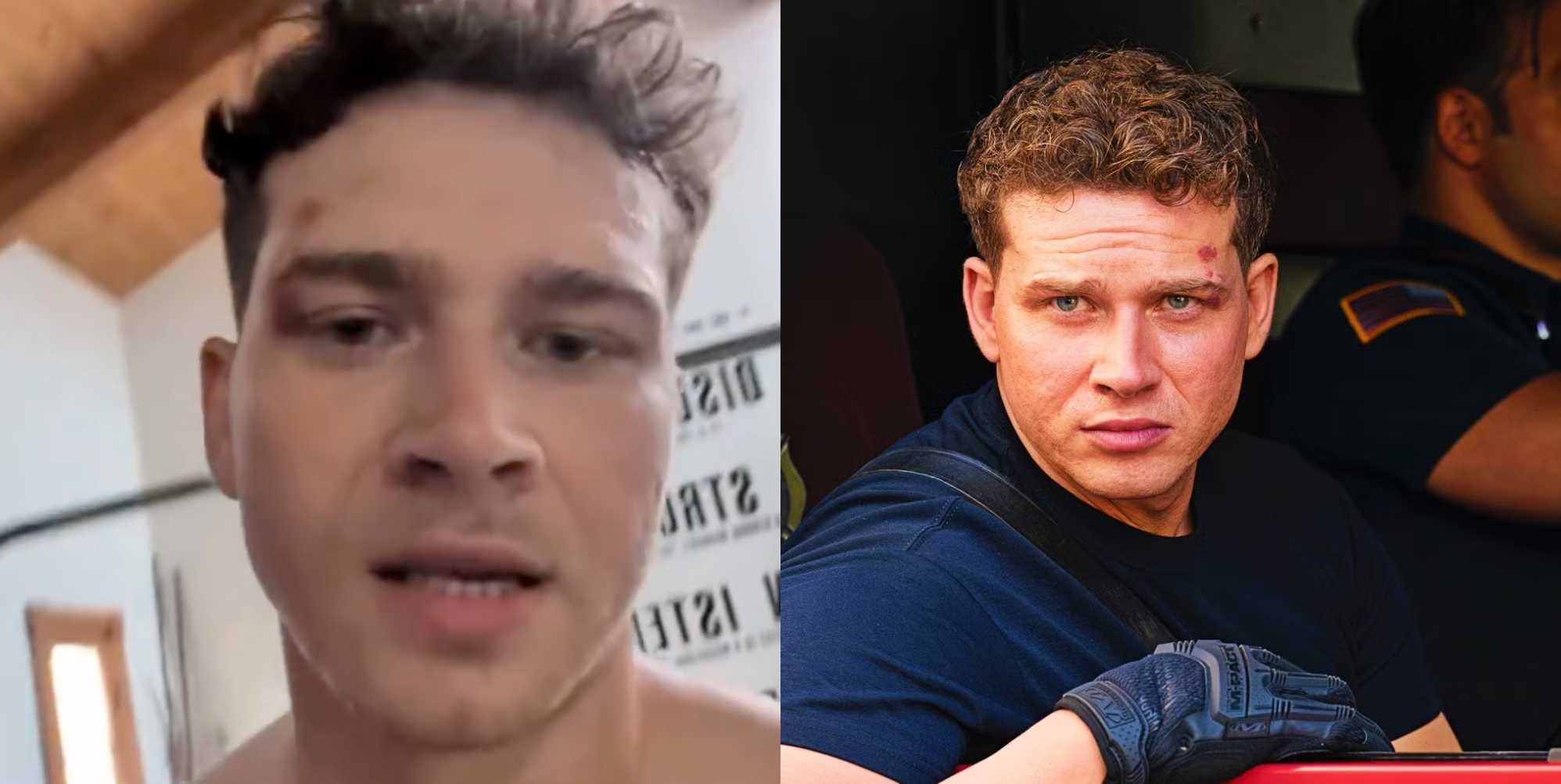 9-1-1: Oliver Stark is sweaty, topless and 'excited to delve deeper' into Buck's bisexuality