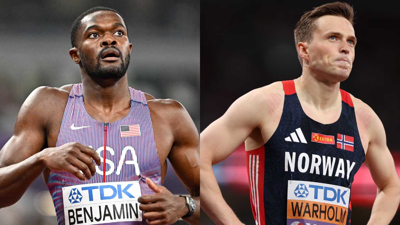 Track stars' rivalry turns NSFW following joke about 'd**k-measuring contest'