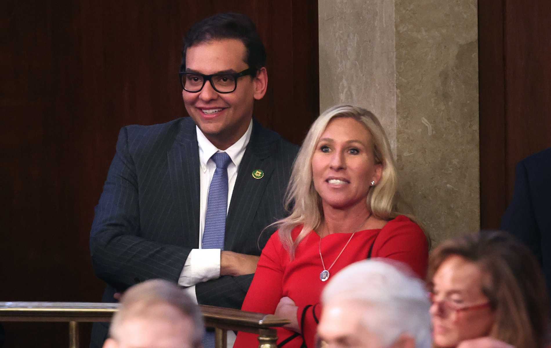 Marjorie Taylor Greene calls for George Santos to be pardoned