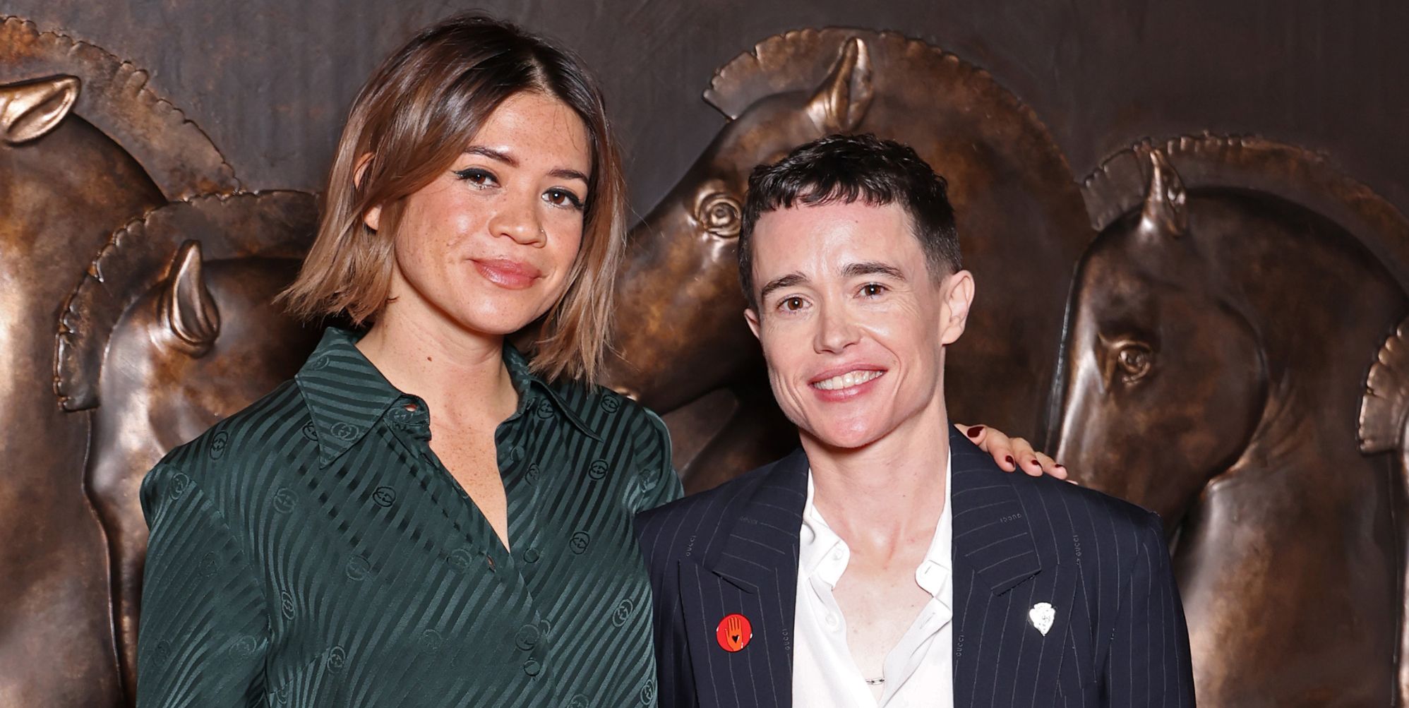 Elliot Page makes first red carpet appearance with partner Julia Shiplett