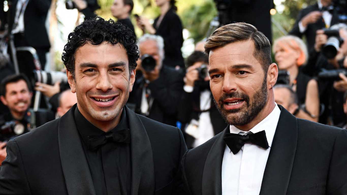 Jwan Yosef and Ricky Martin share an 