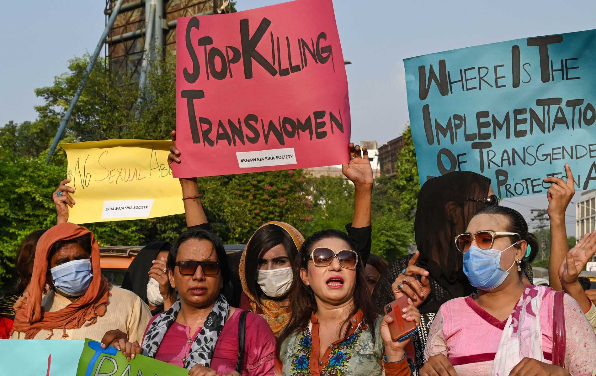 Bodies of three trans women found 'bullet-riddled' in Pakistan's largest city