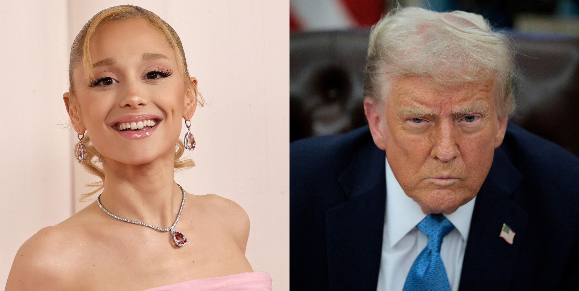 Trump administration responds to Ariana Grande resharing post about Trump's anti-trans agenda