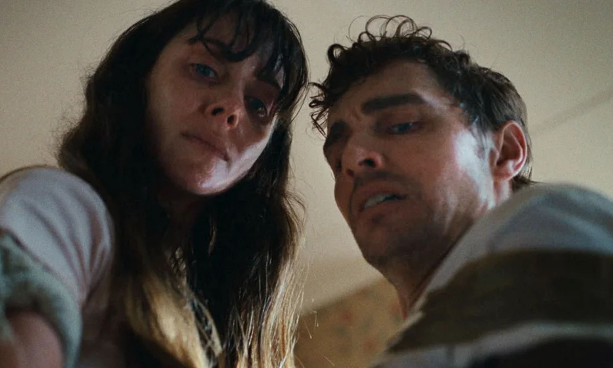 Allison Brie and Dave Franco in the film Together.