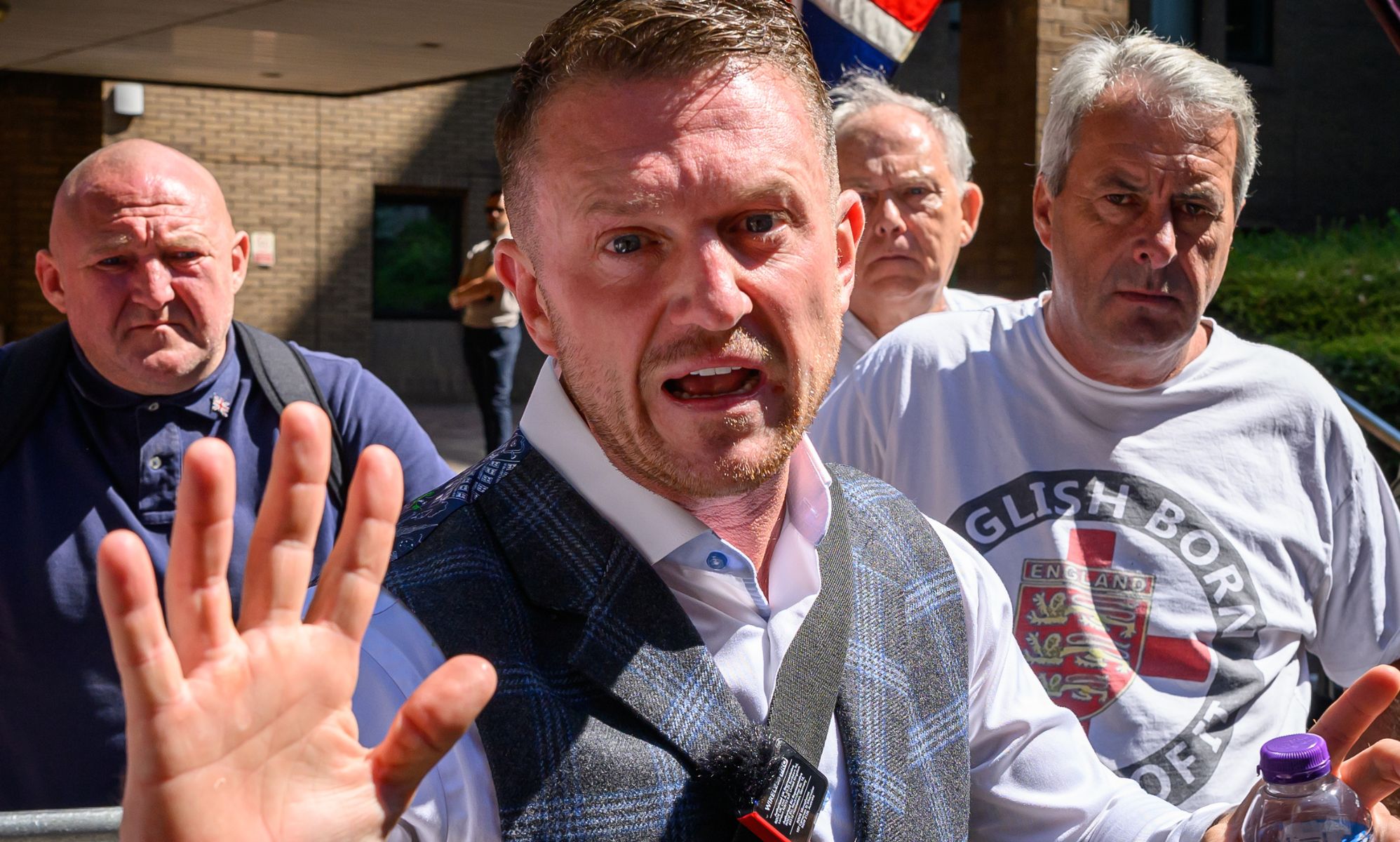 Stephen Yaxley-Lennon, also known as Tommy Robinson.