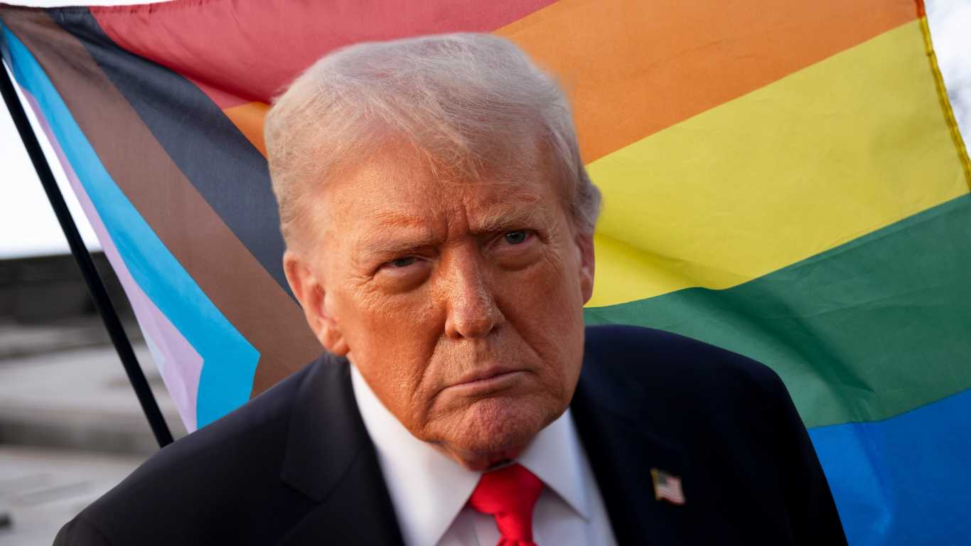 Trump says he has 'no problem' with removal of LGBTQ+ Pride flags