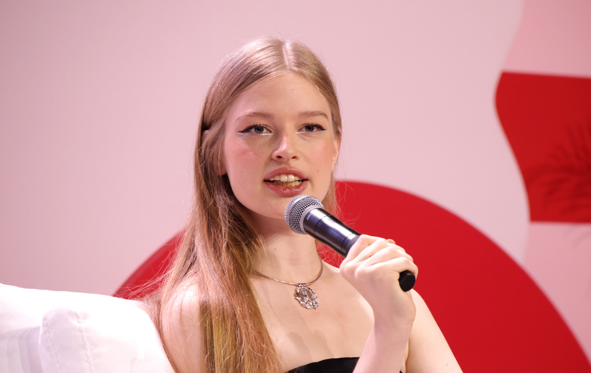 Vivian Jenna Wilson speaks onstage during the 2025 Teen Vogue Summit