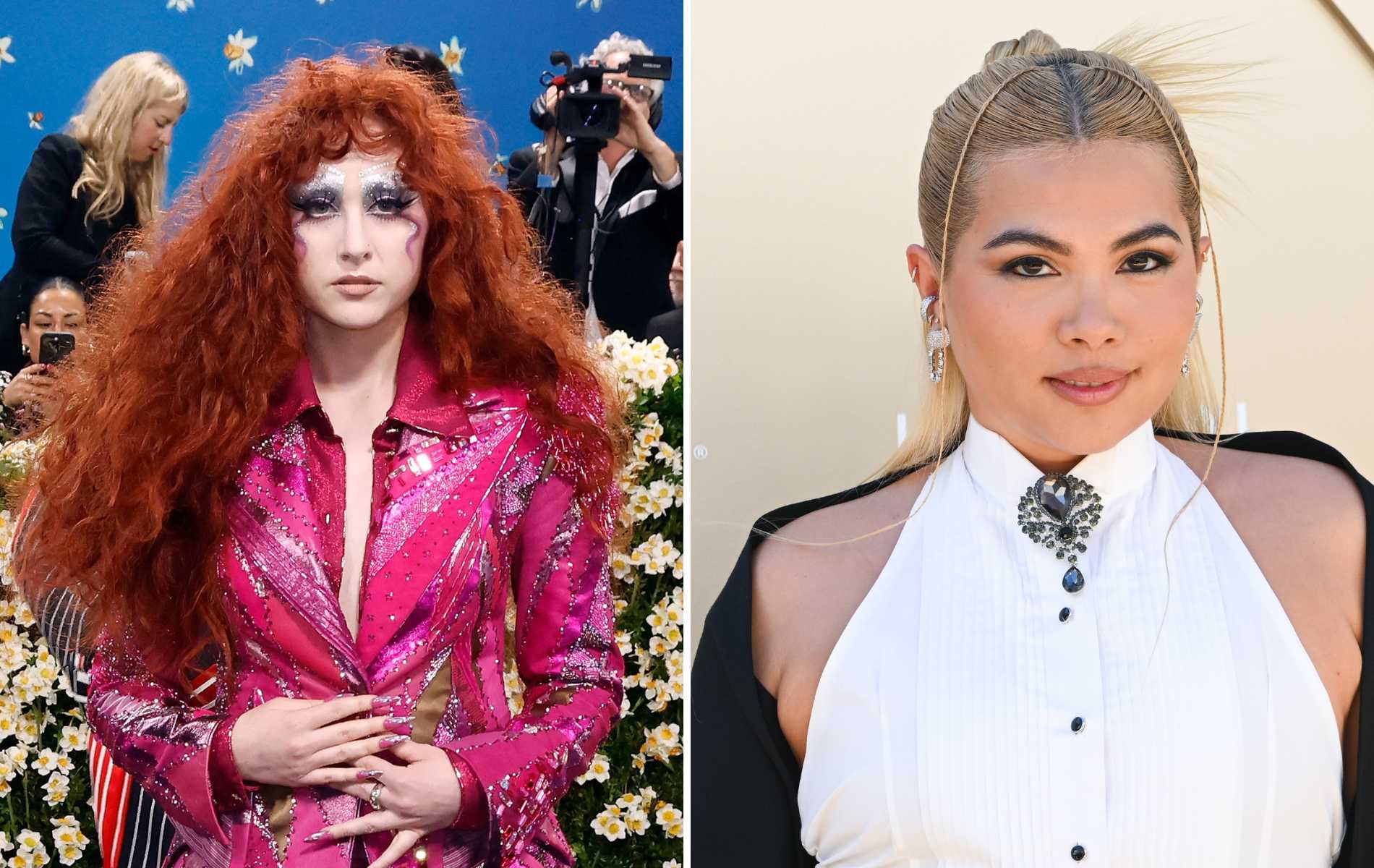 Lesbian mothers Chappell Roan and Hayley Kiyoko pictured together, sending sapphics spinning