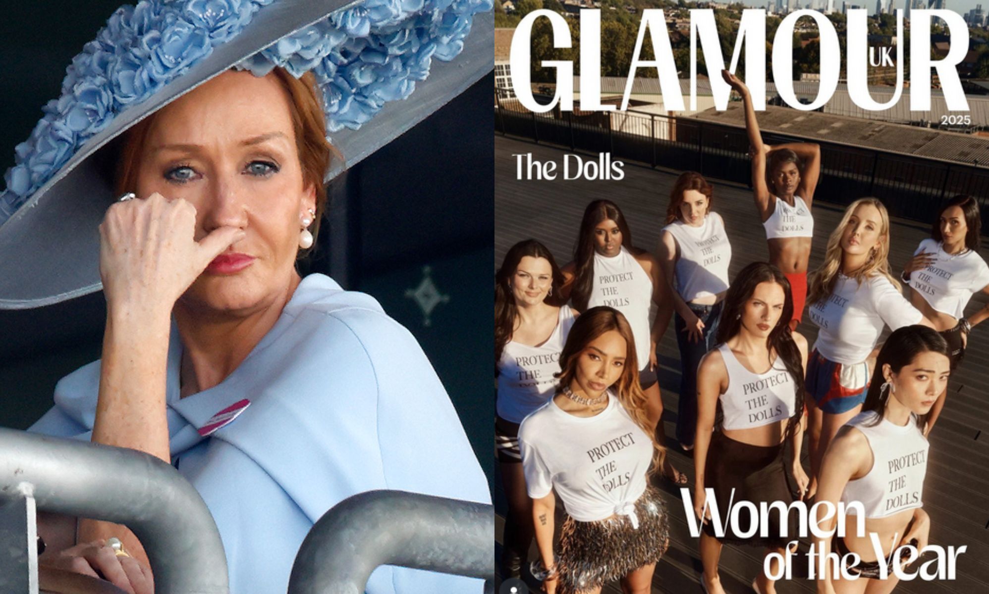 Glamour UK has perfect response to JK Rowling's complaint about its trans cover