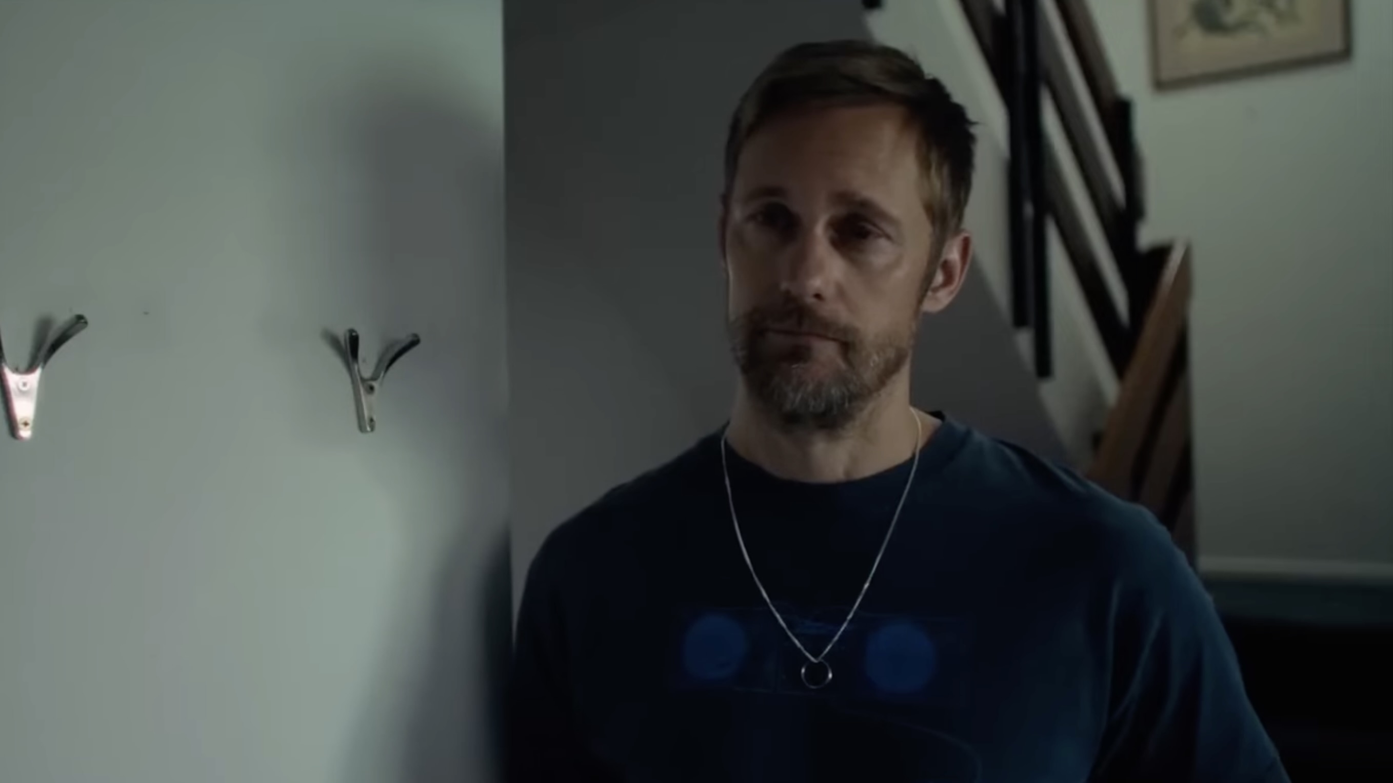 Alexander Skarsgård in Pillion.