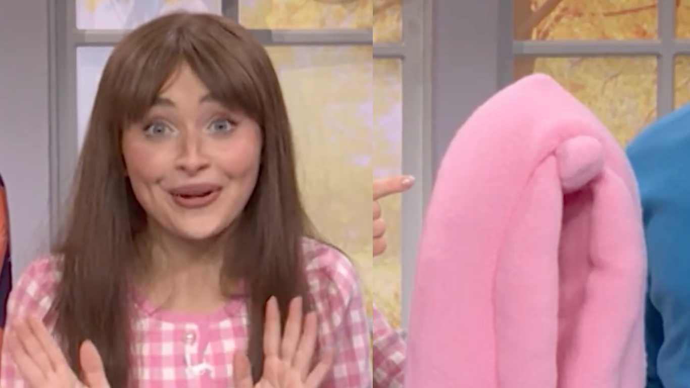 Sabrina Carpenter slays in hilarious, NSFW 'vagina pillow' Saturday Night Live sketch 