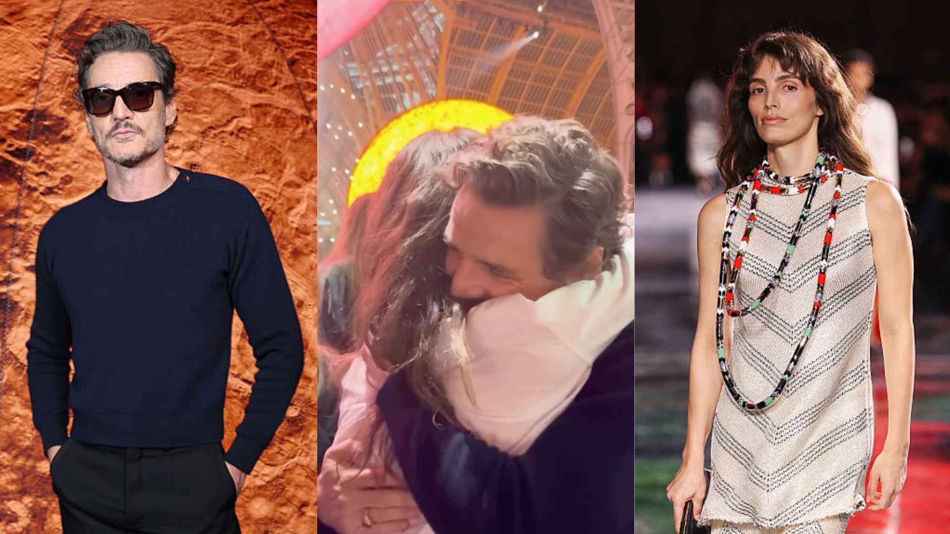 Pedro Pascal tears up as he supports sister Lux during her Paris Fashion Week debut