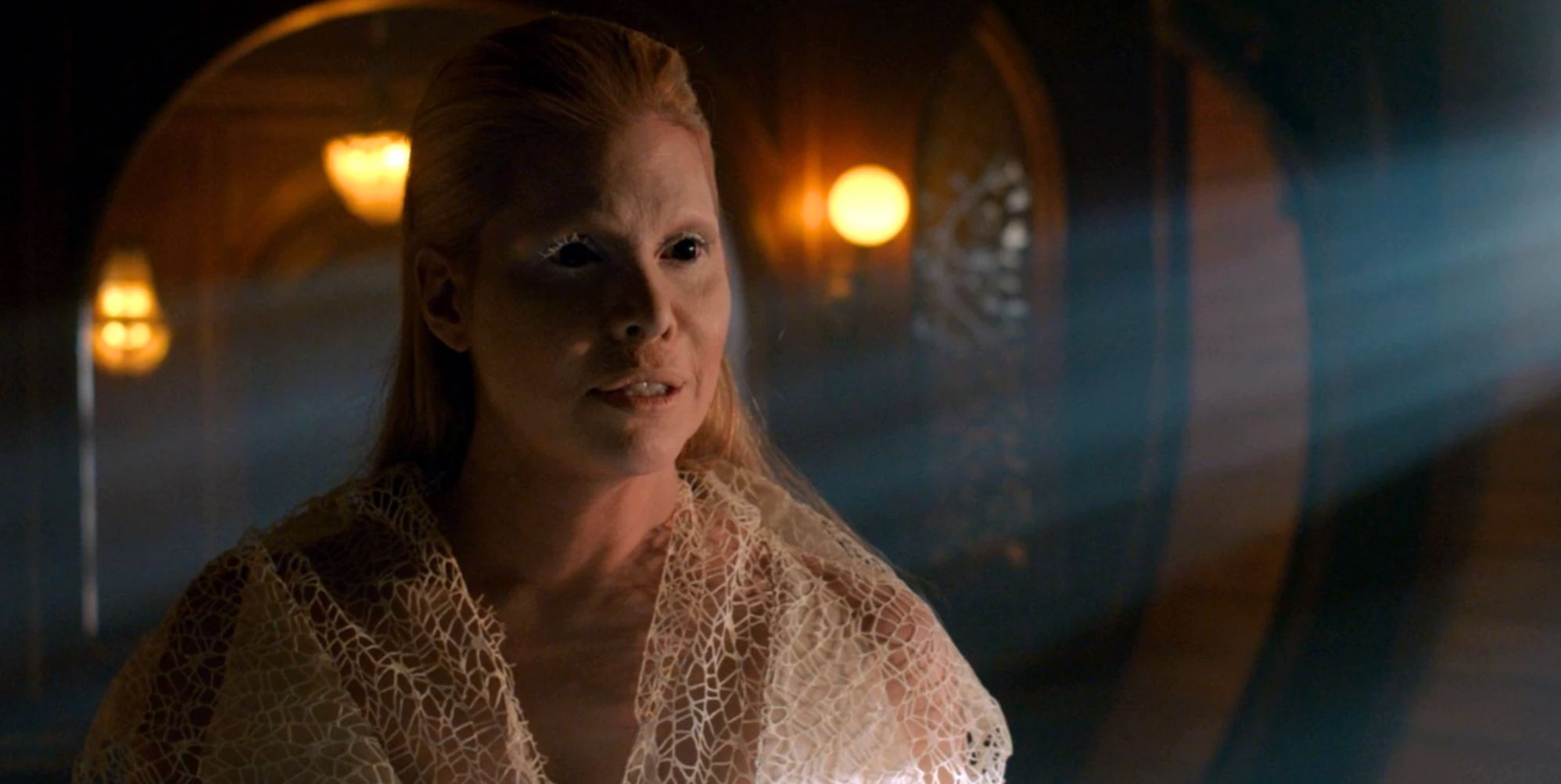 Candis Cayne as the Fairy Queen in The Magicians.