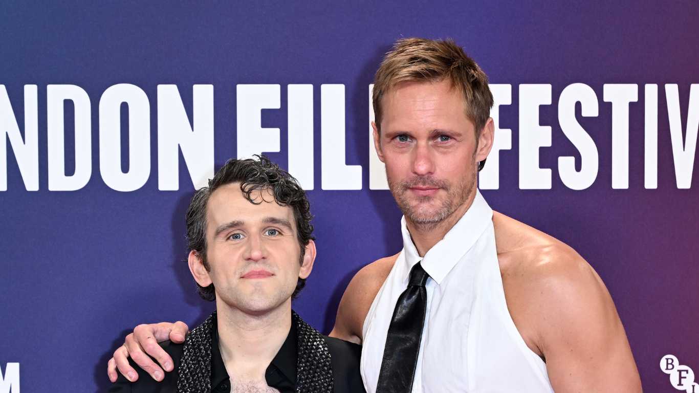 Pillion's Harry Melling says he was 'very comfortable' with Alexander Skarsgard sex scenes 